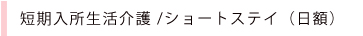 短期入所/ショートステイ